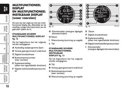 2010-2011 Abarth 500 Gebruikershandleiding | Nederlands