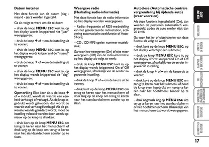 2010-2011 Abarth 500 Gebruikershandleiding | Nederlands