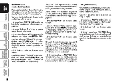 2010-2011 Abarth 500 Gebruikershandleiding | Nederlands