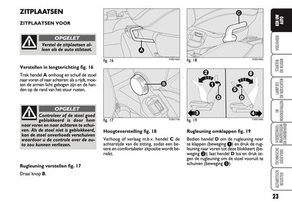 2010-2011 Abarth 500 Gebruikershandleiding | Nederlands