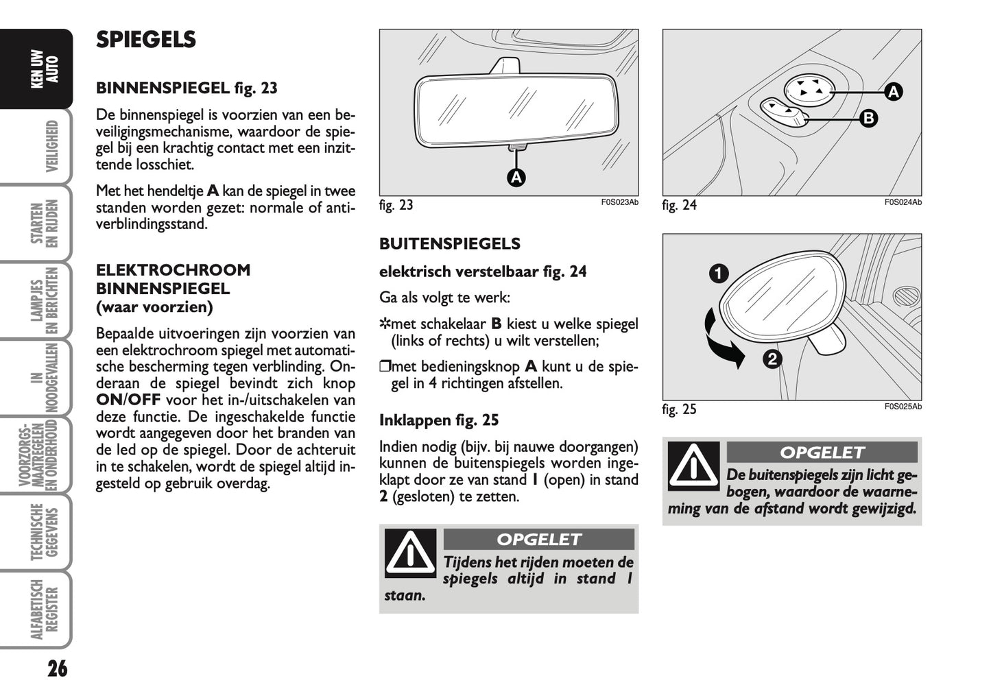 2010-2011 Abarth 500 Gebruikershandleiding | Nederlands