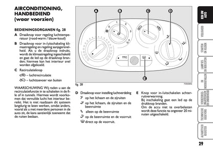 2010-2011 Abarth 500 Gebruikershandleiding | Nederlands