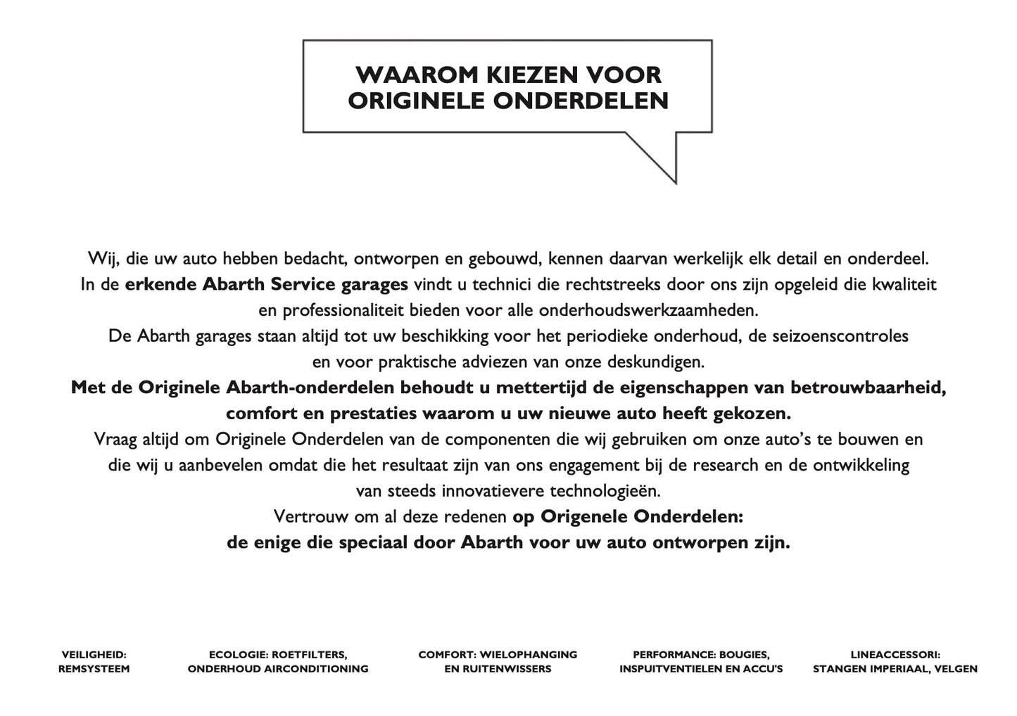 2014 Abarth 500 Gebruikershandleiding | Nederlands