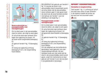 2016-2017 Abarth 500/595 Gebruikershandleiding | Nederlands