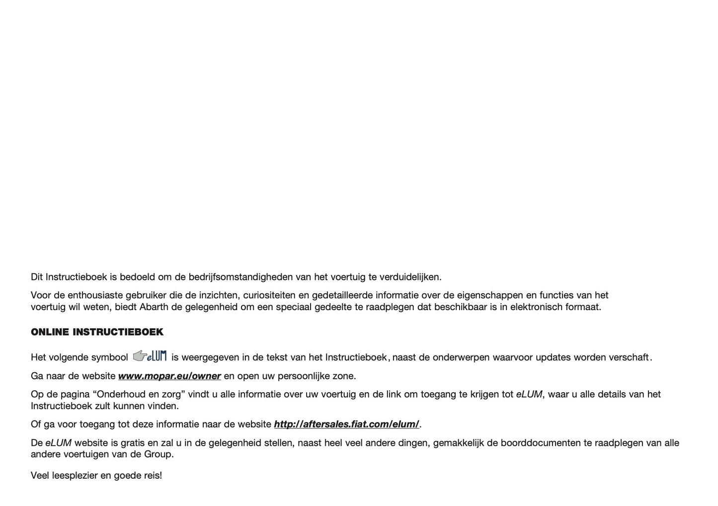 2016-2017 Abarth 500/595 Gebruikershandleiding | Nederlands