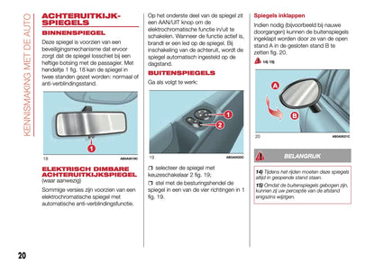 2016-2017 Abarth 500/595 Gebruikershandleiding | Nederlands