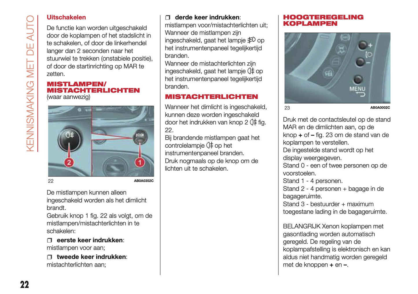 2016-2017 Abarth 500/595 Gebruikershandleiding | Nederlands
