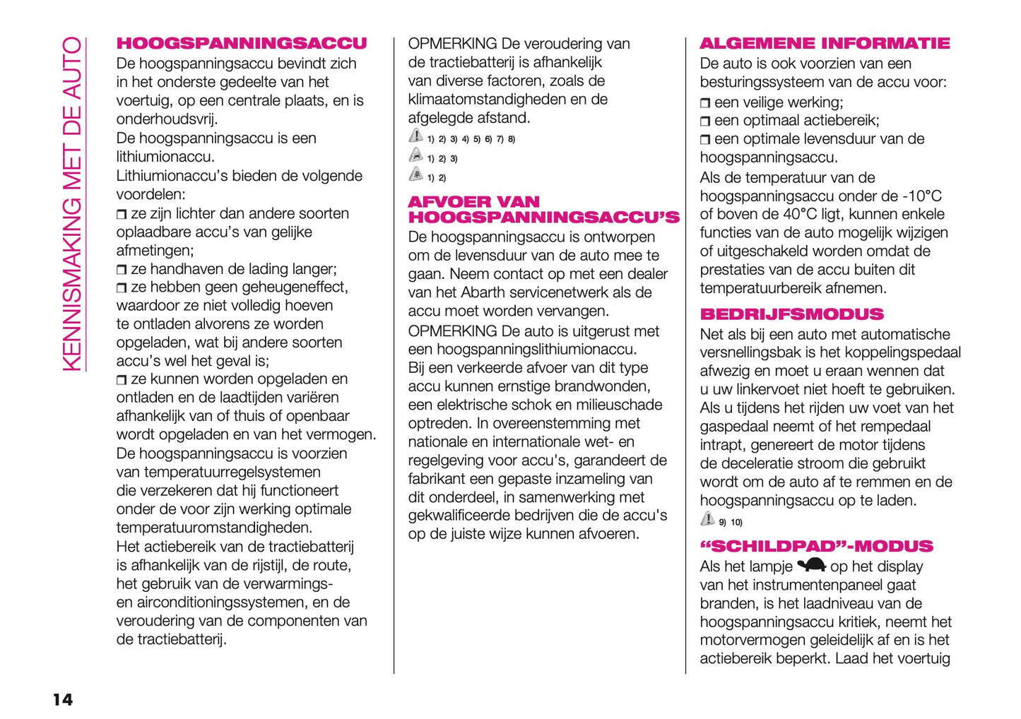 2024-2025 Abarth 600e Gebruikershandleiding | Nederlands