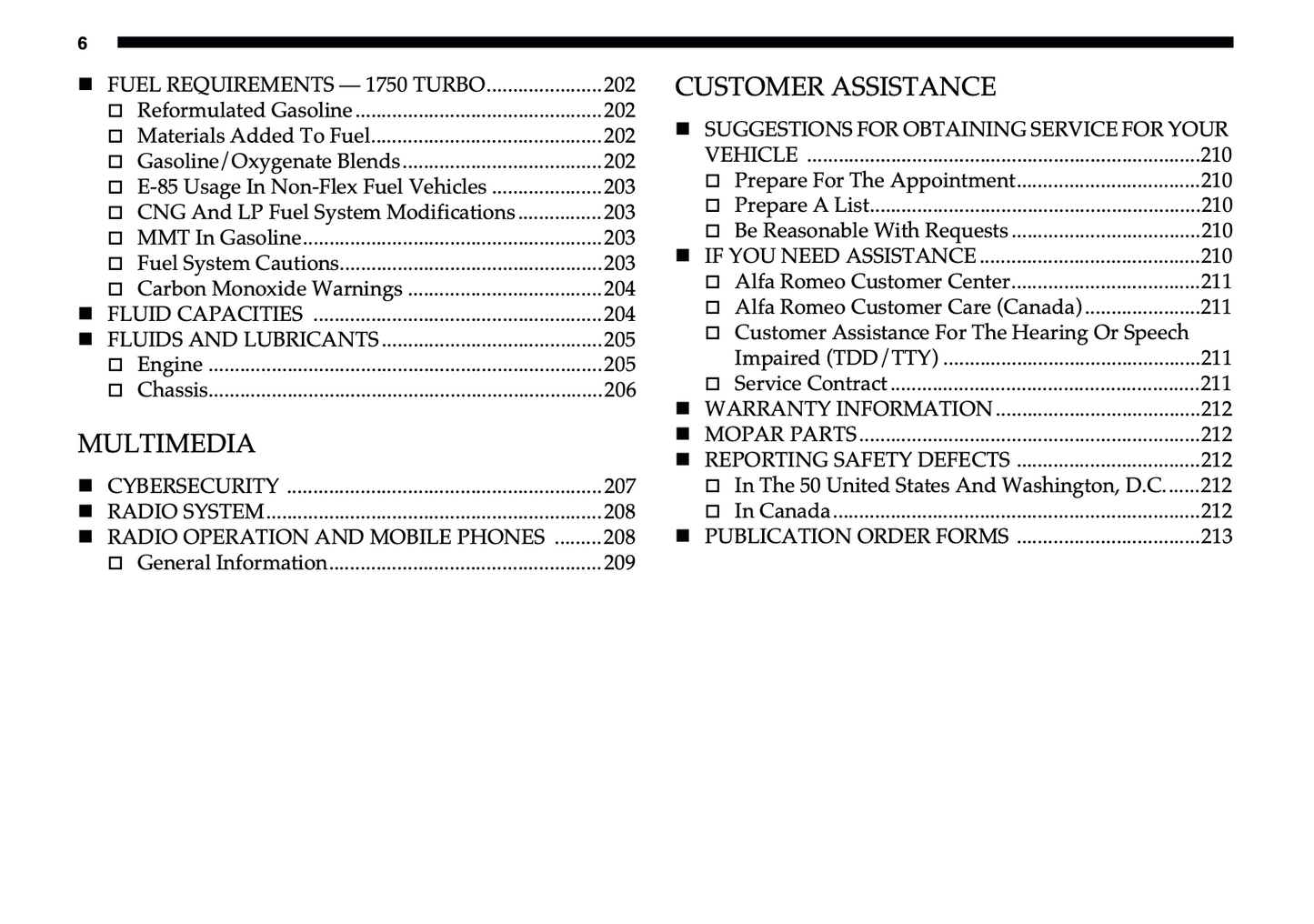 2020 Alfa Romeo 4C Spider Owner's Manual | English