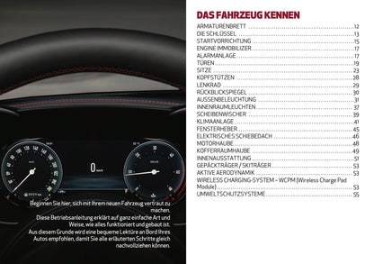 2024-2025 Alfa Romeo Giulia Owner's Manual | German