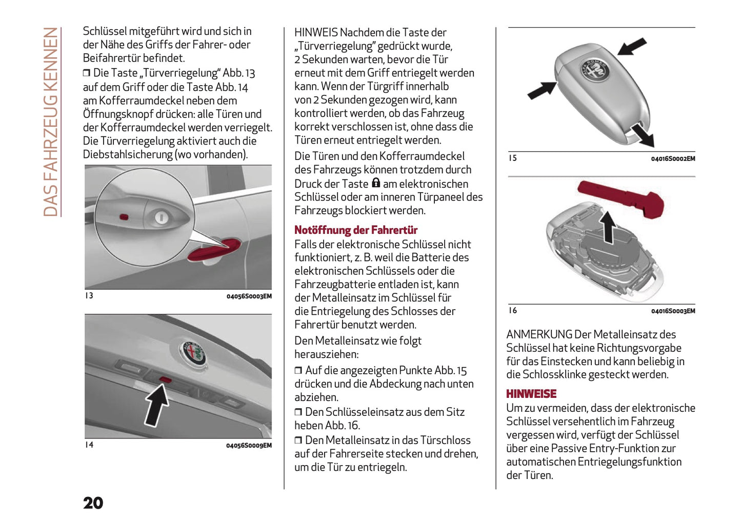 2024-2025 Alfa Romeo Giulia Owner's Manual | German