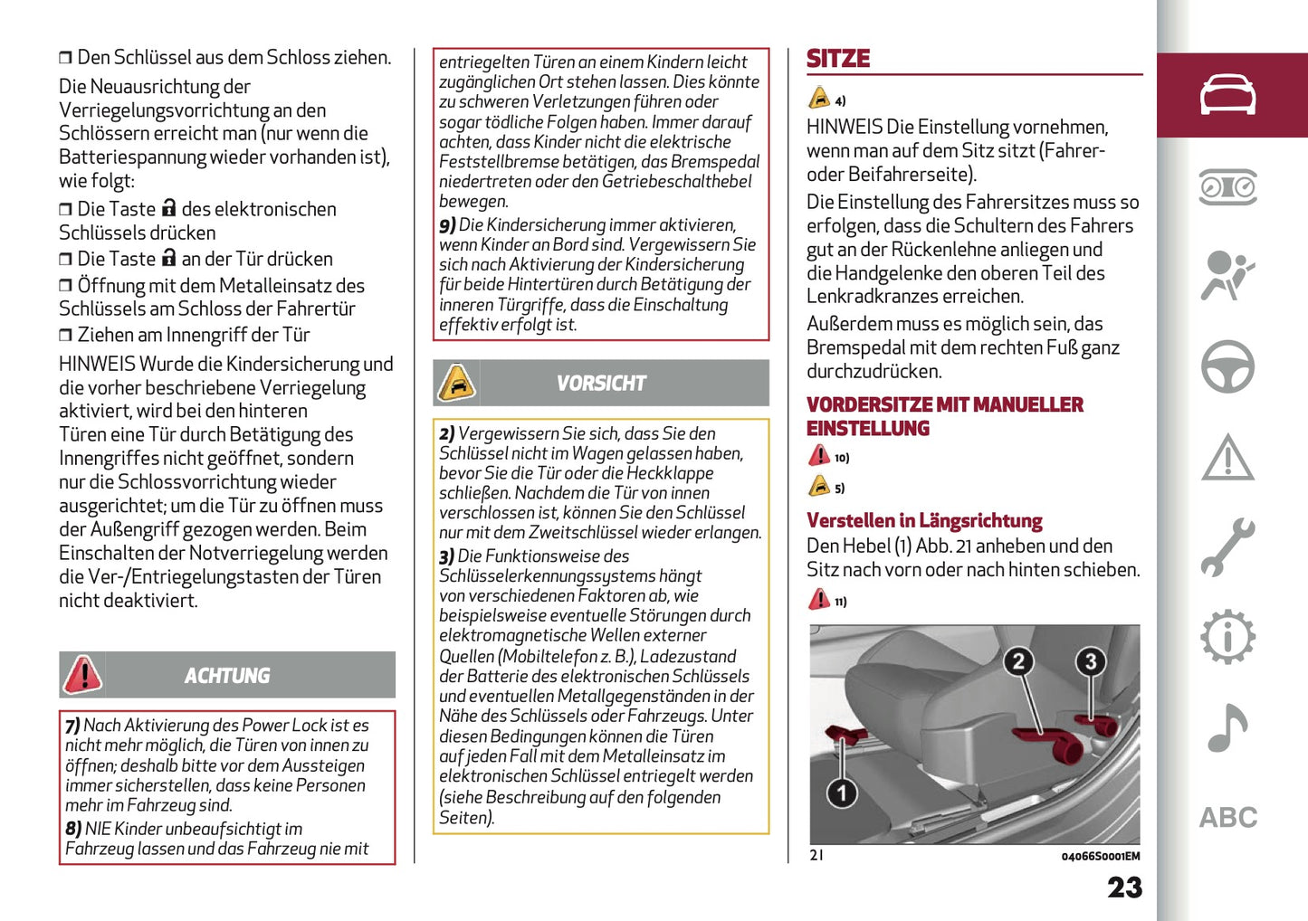 2024-2025 Alfa Romeo Giulia Owner's Manual | German