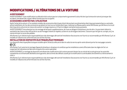 2023 Alfa Romeo Giulia Owner's Manual | French