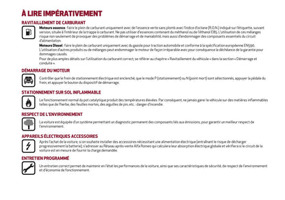 2026 Alfa Romeo Giulia Owner's Manual | French