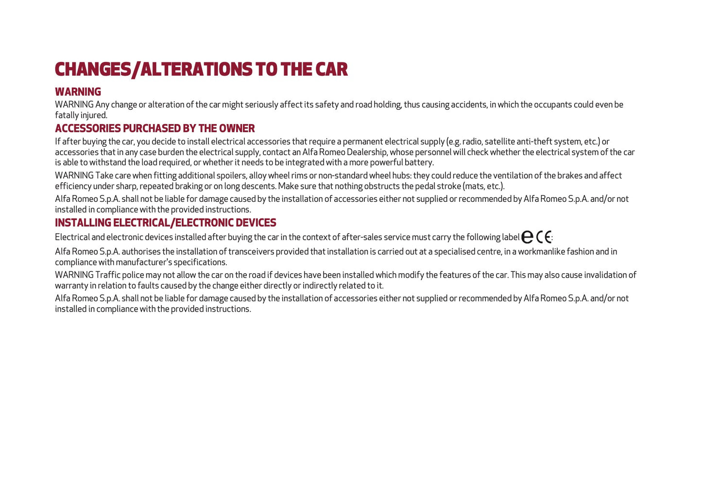 2023 Alfa Romeo Giulia Owner's Manual | English