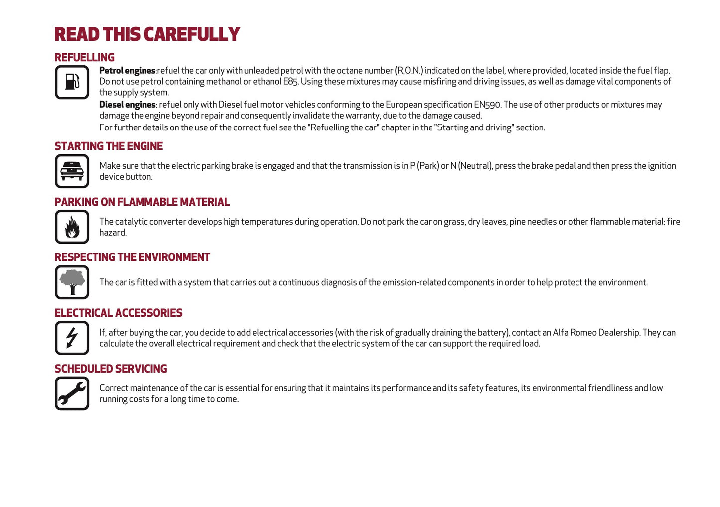 2026 Alfa Romeo Giulia Owner's Manual | English