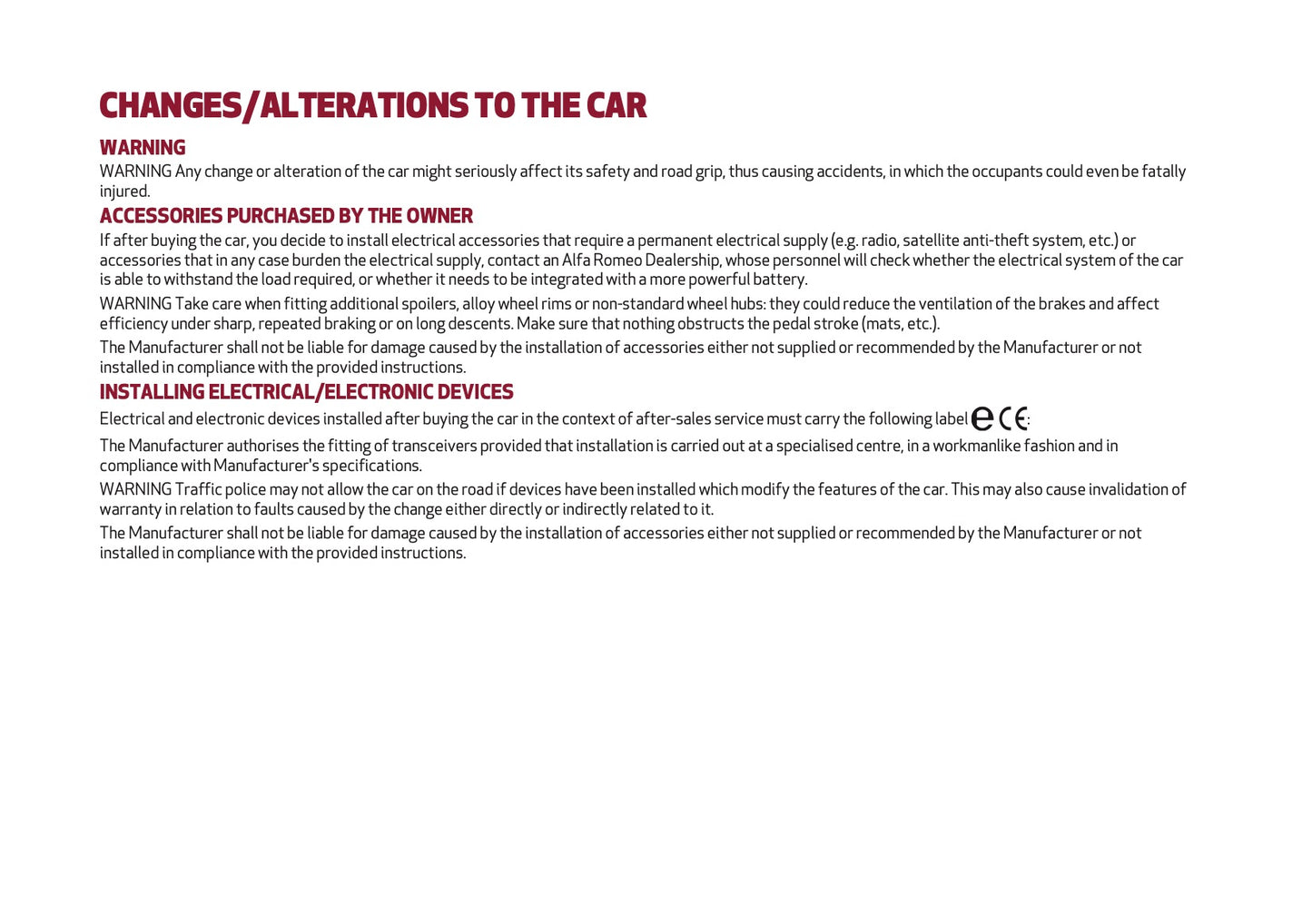 2026 Alfa Romeo Giulia Owner's Manual | English