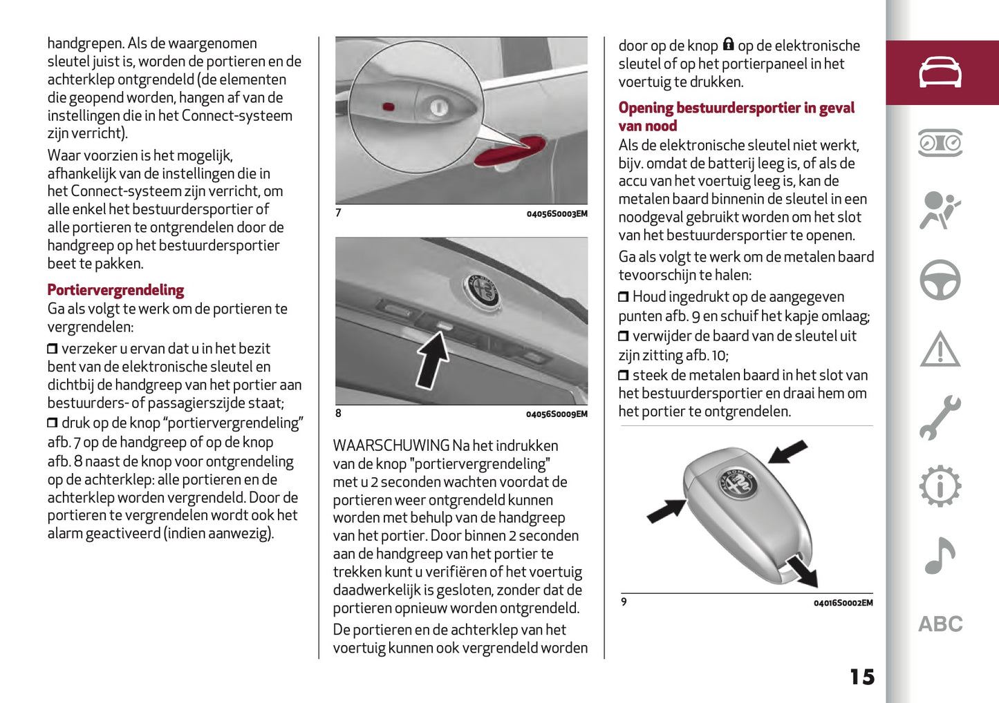 2020 Alfa Romeo Giulia Gebruikershandleiding | Nederlands