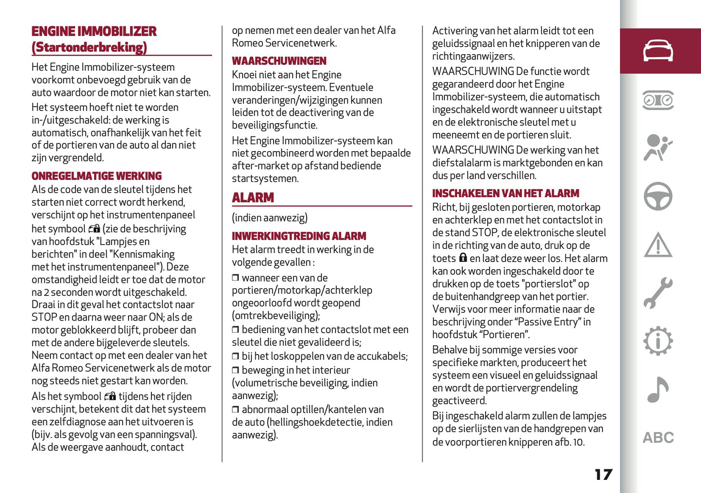 2024-2025 Alfa Romeo Giulia Gebruikershandleiding | Nederlands