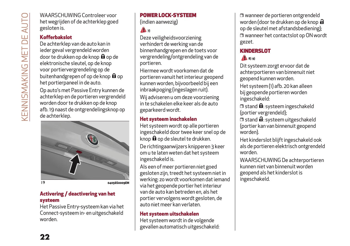 2026 Alfa Romeo Giulia Owner's Manual | Dutch
