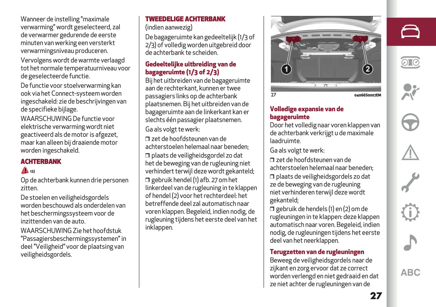 2026 Alfa Romeo Giulia Owner's Manual | Dutch