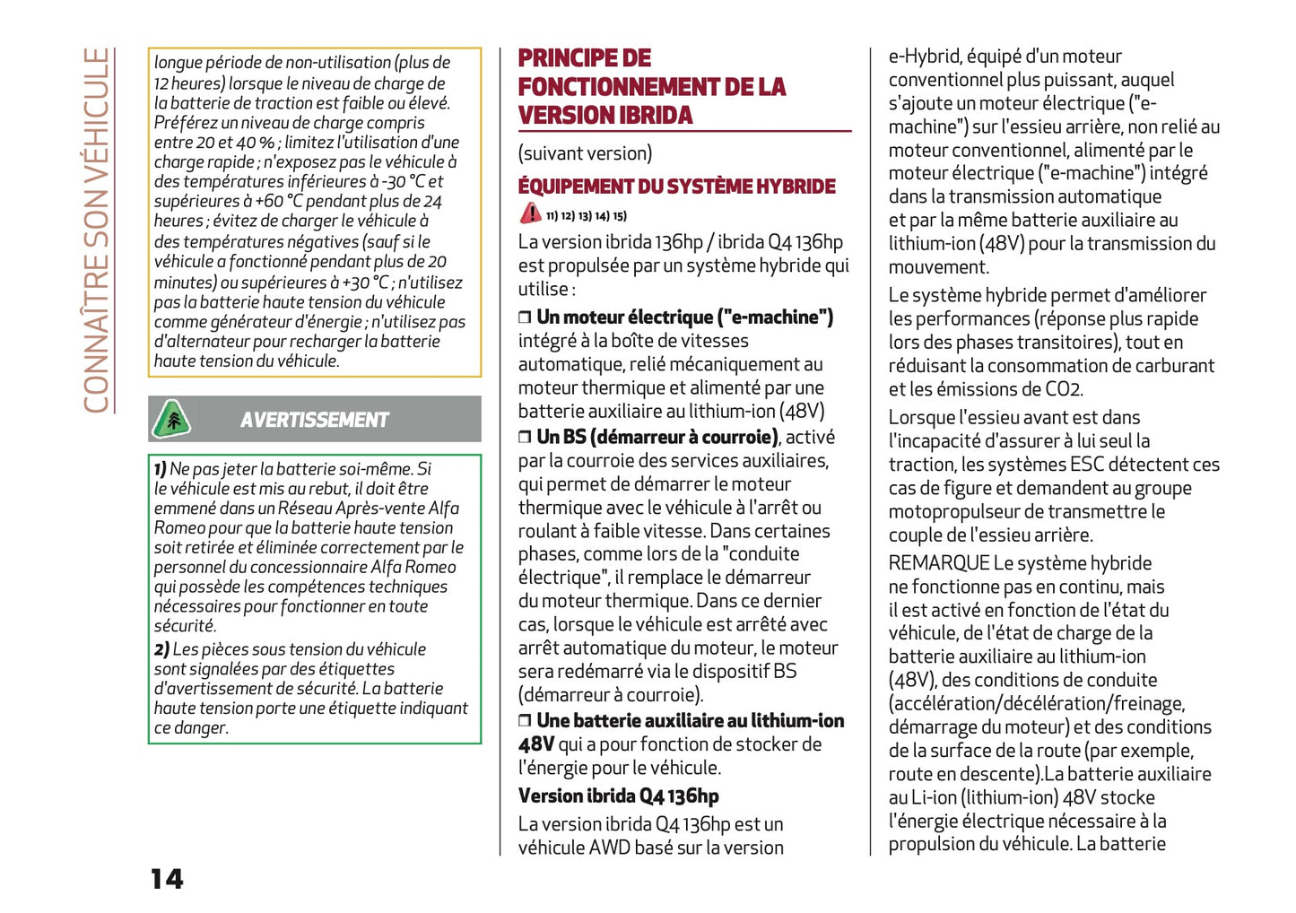 2025 Alfa Romeo Junior Owner's Manual | French