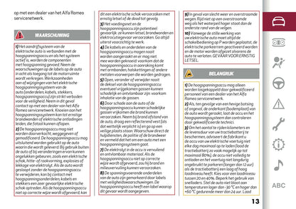 2026 Alfa Romeo Junior Gebruikershandleiding | Nederlands