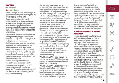 2026 Alfa Romeo Junior Gebruikershandleiding | Nederlands