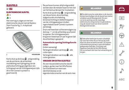 2018 Alfa Romeo Stelvio Gebruikershandleiding | Nederlands