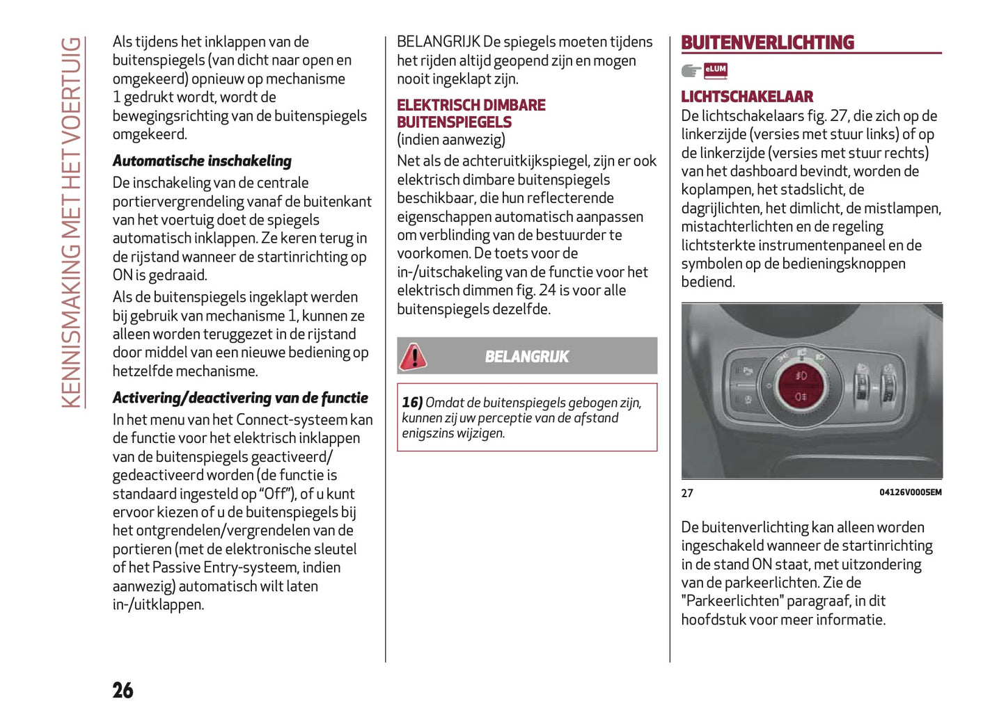 2019 Alfa Romeo Stelvio Owner's Manual | Dutch