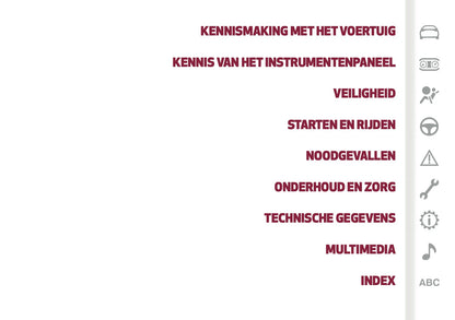 2019 Alfa Romeo Stelvio Owner's Manual | Dutch