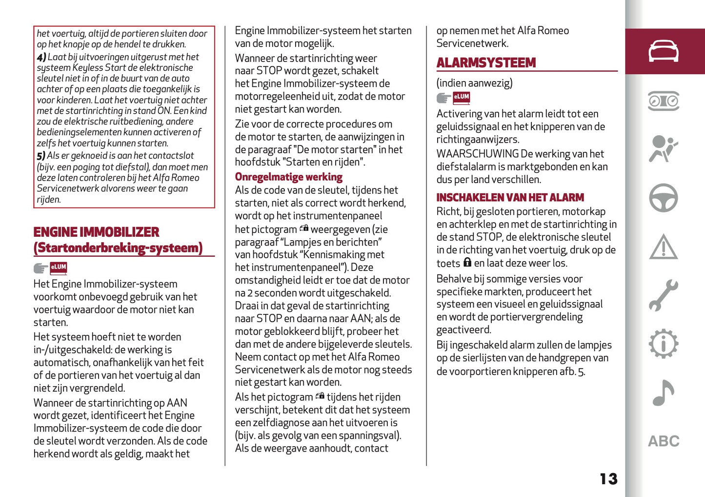 2020 Alfa Romeo Stelvio Gebruikershandleiding | Nederlands