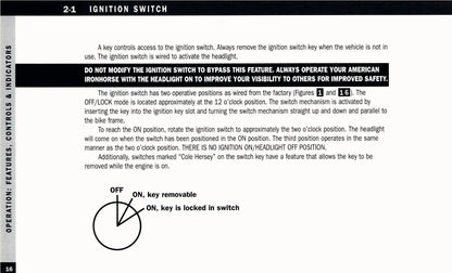 2005 American IronHorse Owner's Manual | English