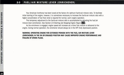 2005 American IronHorse Owner's Manual | English