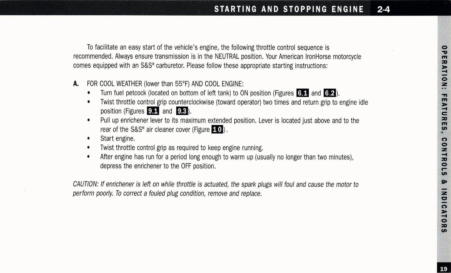 2005 American IronHorse Owner's Manual | English