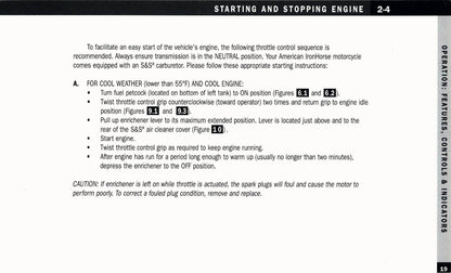 2005 American IronHorse Owner's Manual | English