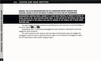 2005 American IronHorse Owner's Manual | English