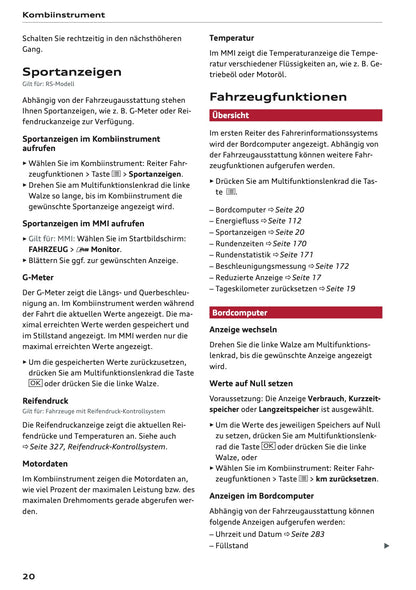 2025-2026 Audi A3 Owner's Manual | German