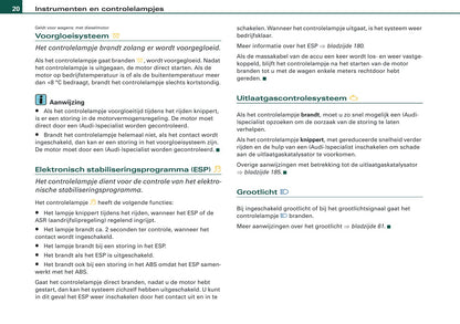 2007-2008 Audi A3 Owner's Manual | Dutch