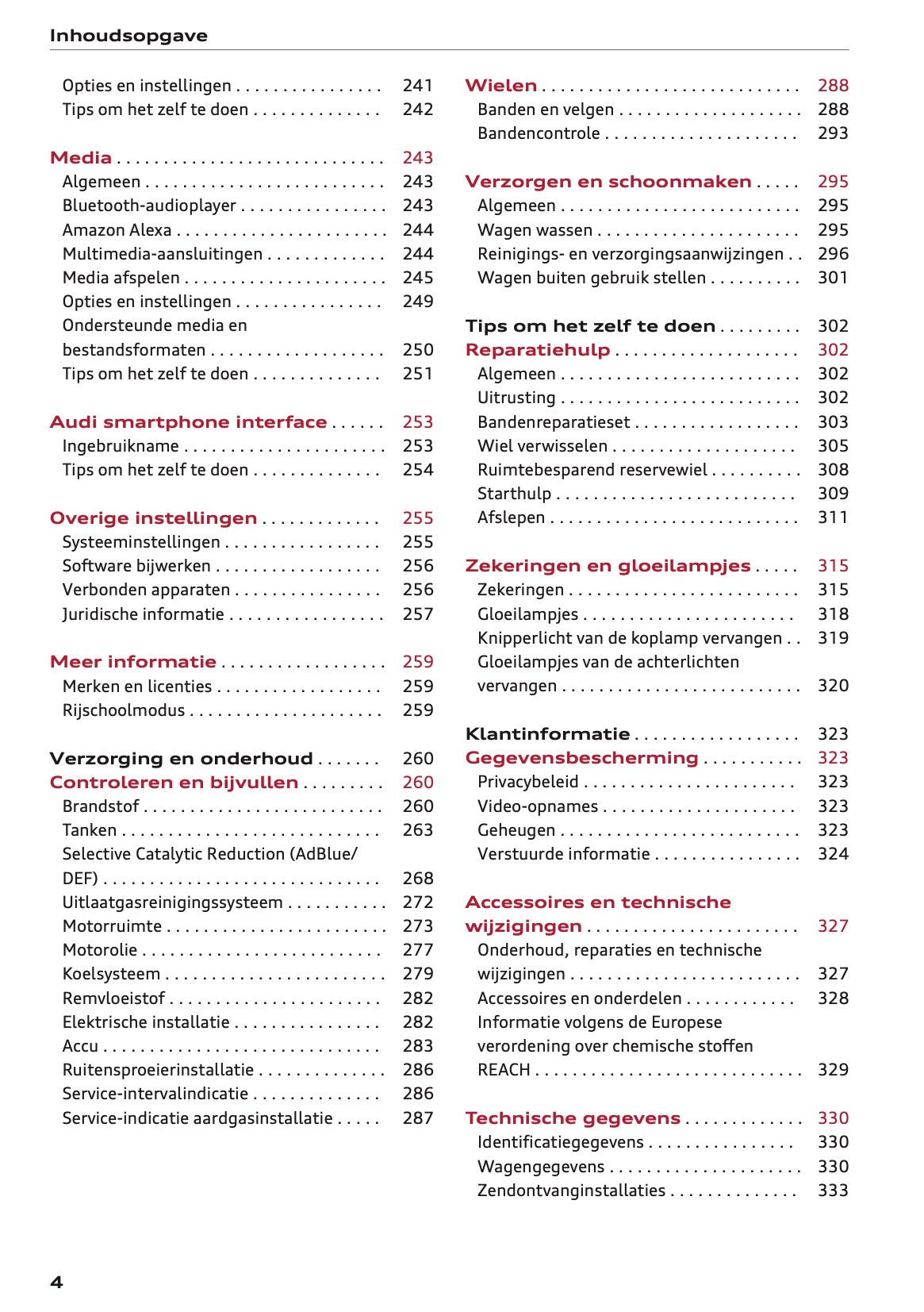 2020-2021 Audi A3 Gebruikershandleiding | Nederlands