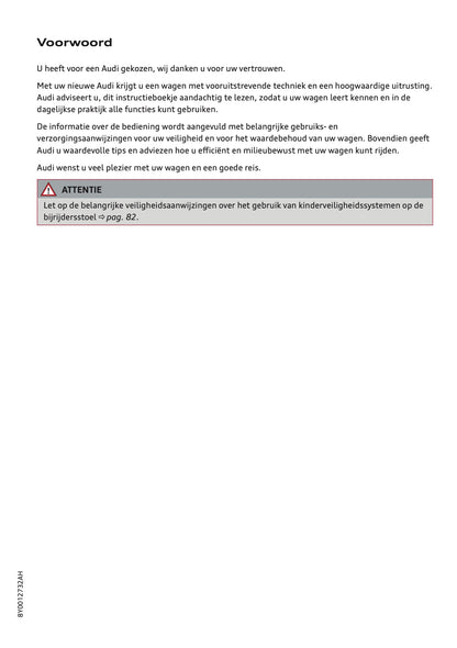 2022 Audi A3 Gebruikershandleiding | Nederlands