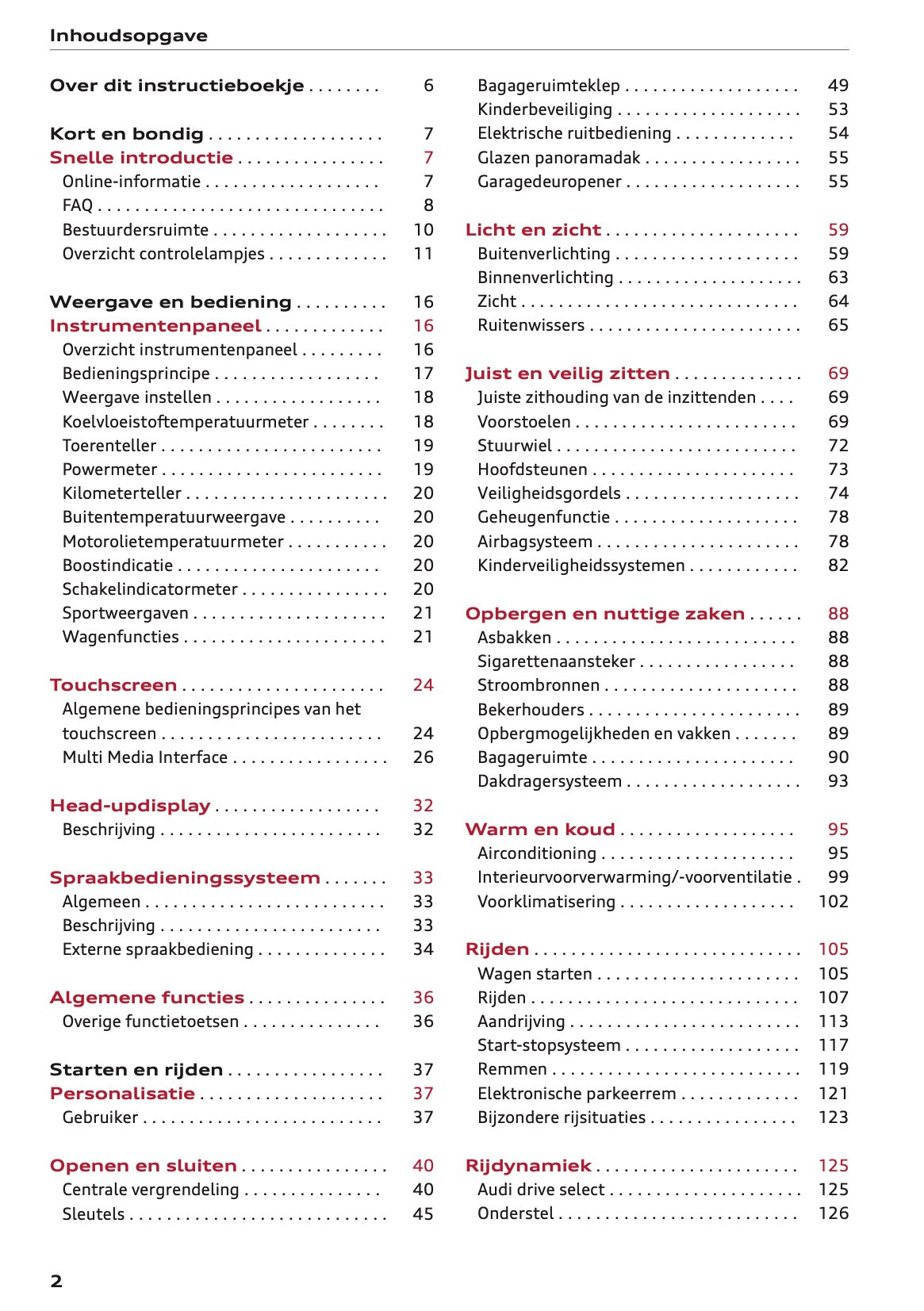 2022 Audi A3 Gebruikershandleiding | Nederlands