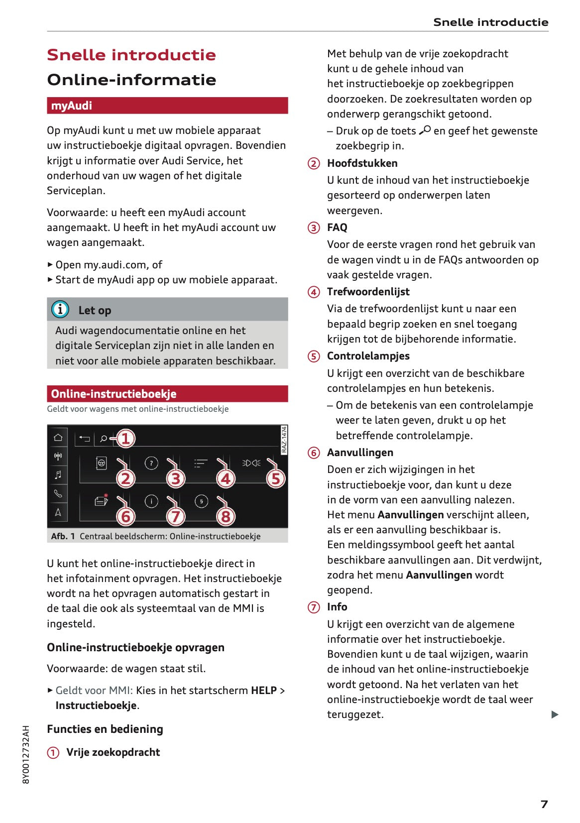 2022 Audi A3 Gebruikershandleiding | Nederlands