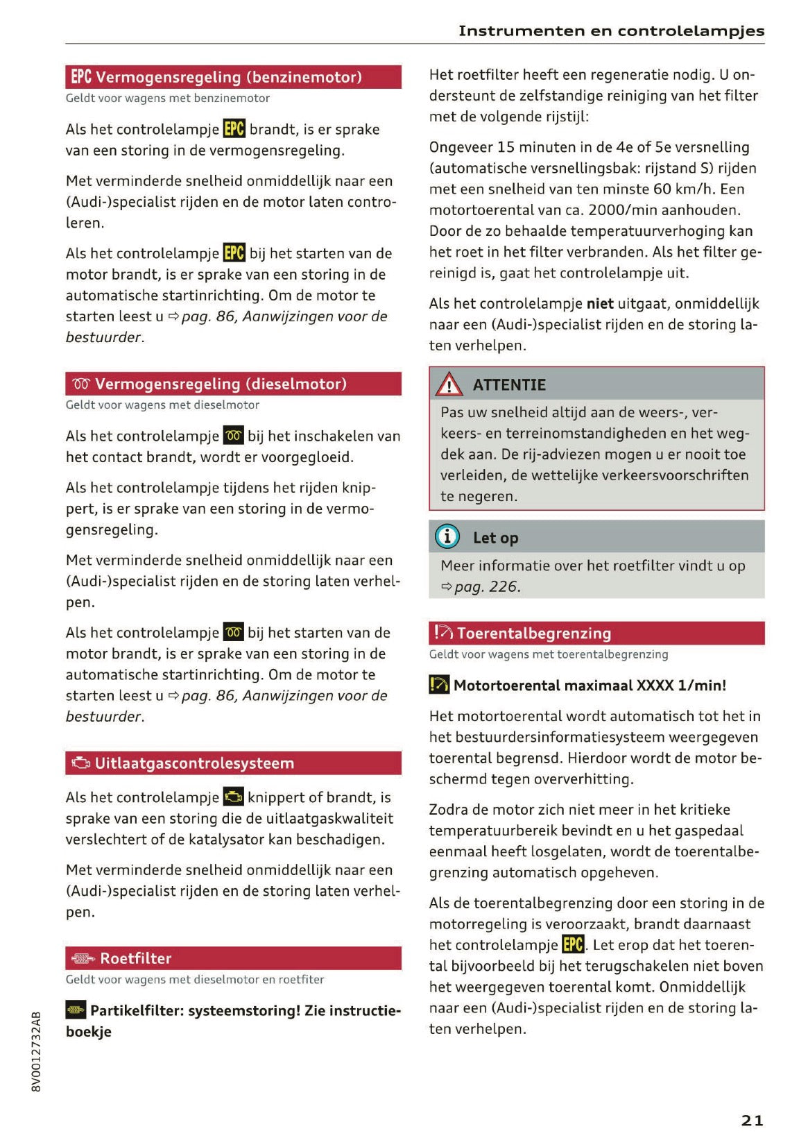 2016 Audi A3/S3 Gebruikershandleiding | Nederlands