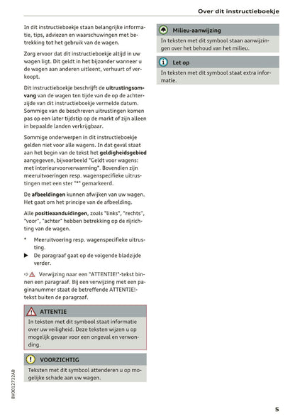 2016 Audi A3/S3 Gebruikershandleiding | Nederlands