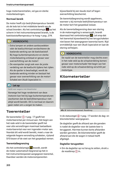 2021-2022 Audi A4 Owner's Manual | Dutch