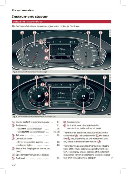 2017 Audi A4 Owner's Manual | English US