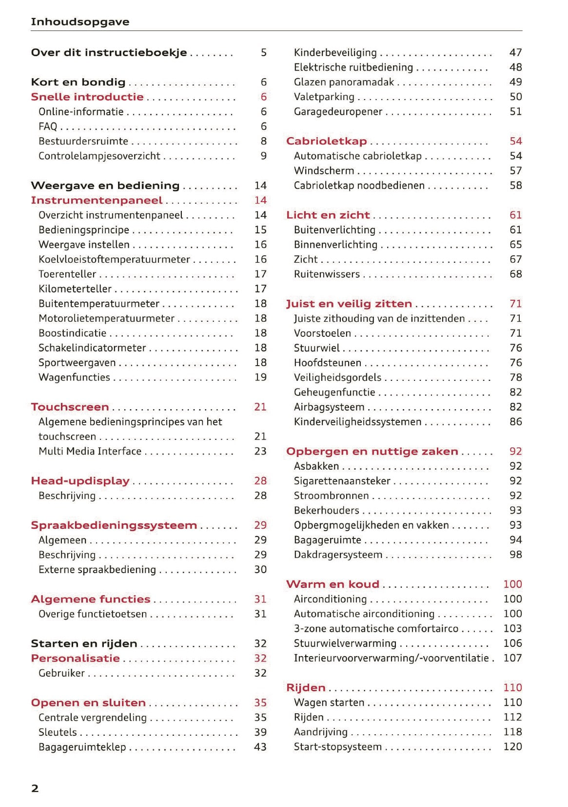 2020 Audi A5 Gebruikershandleiding | Nederlands