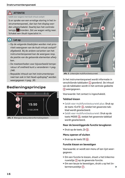 2020-2021 Audi A5 Owner's Manual | Dutch