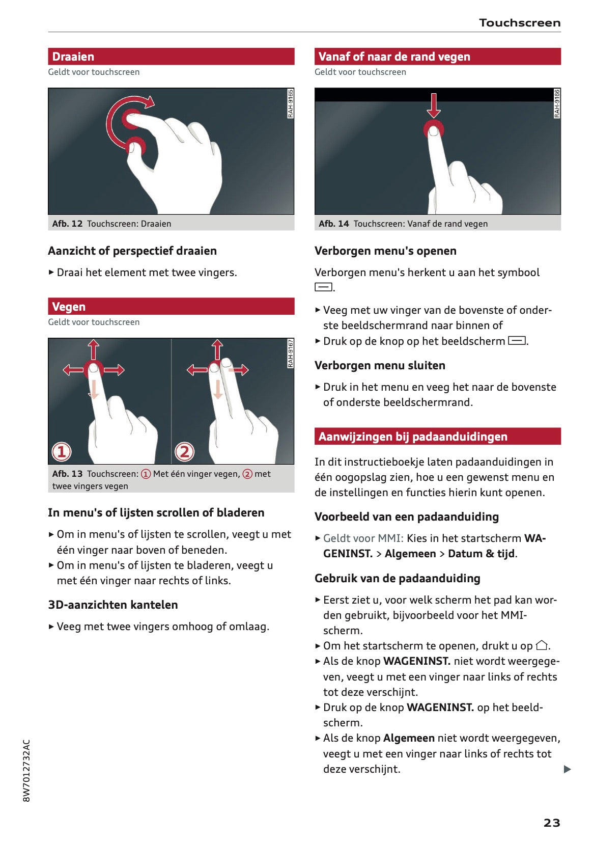 2020-2021 Audi A5 Owner's Manual | Dutch
